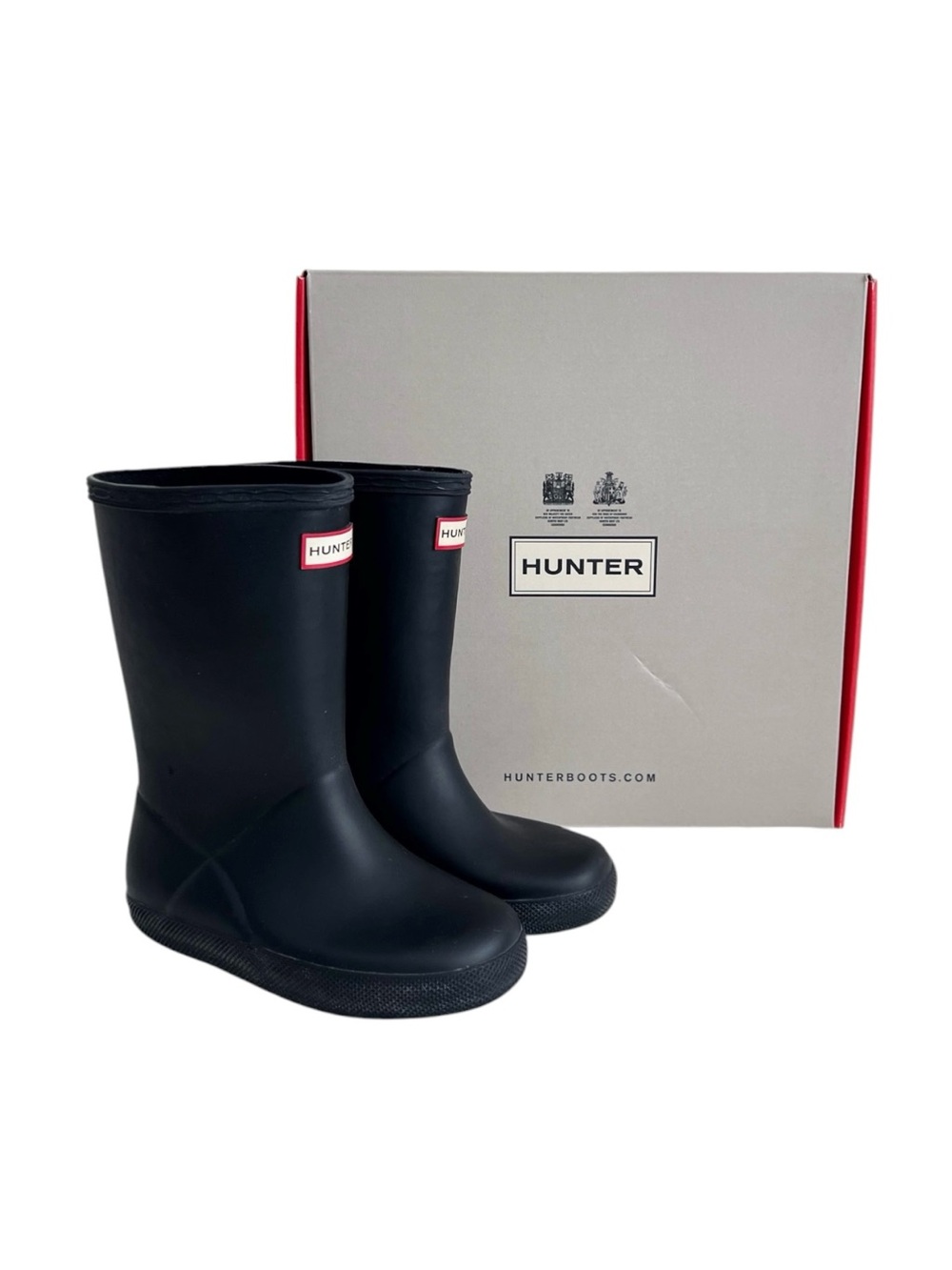 Kids size US 11 Hunter rain boots